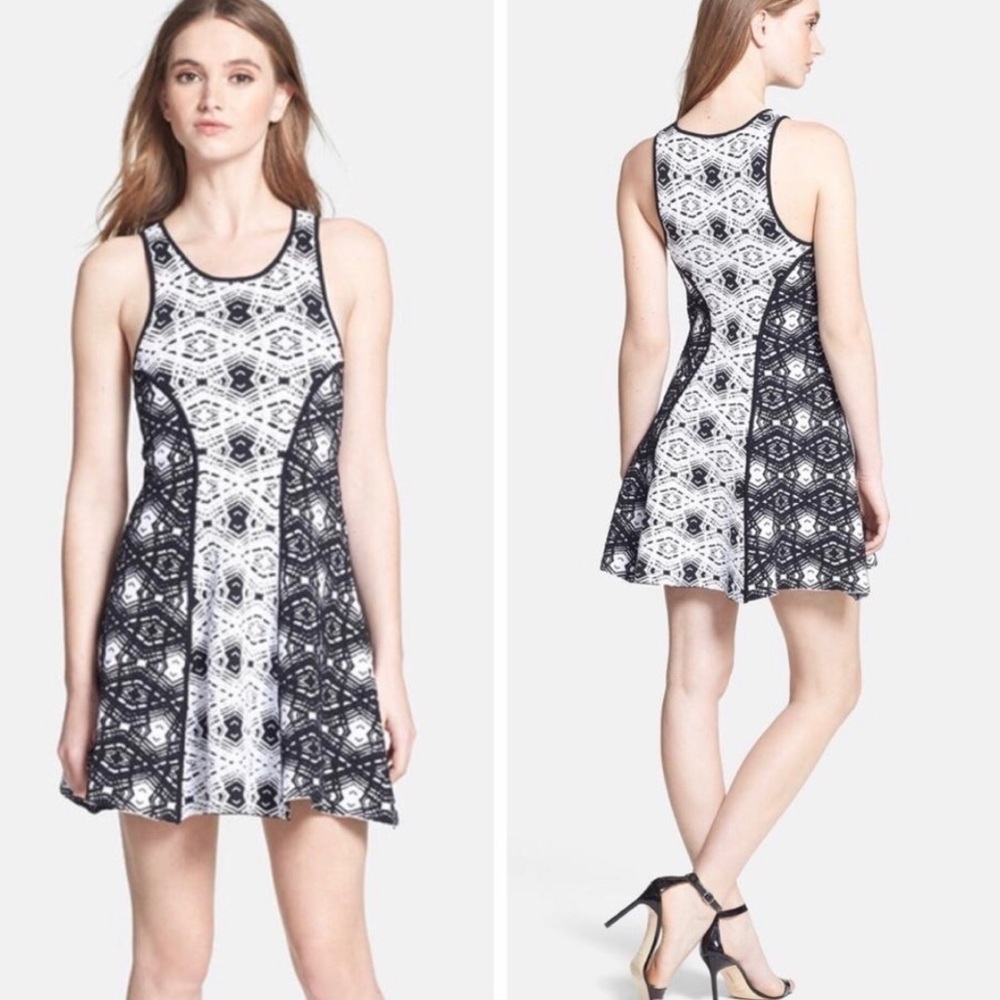 NEW NWT Parker Naima Jacquard Dress Knit - Picture 4 of 7